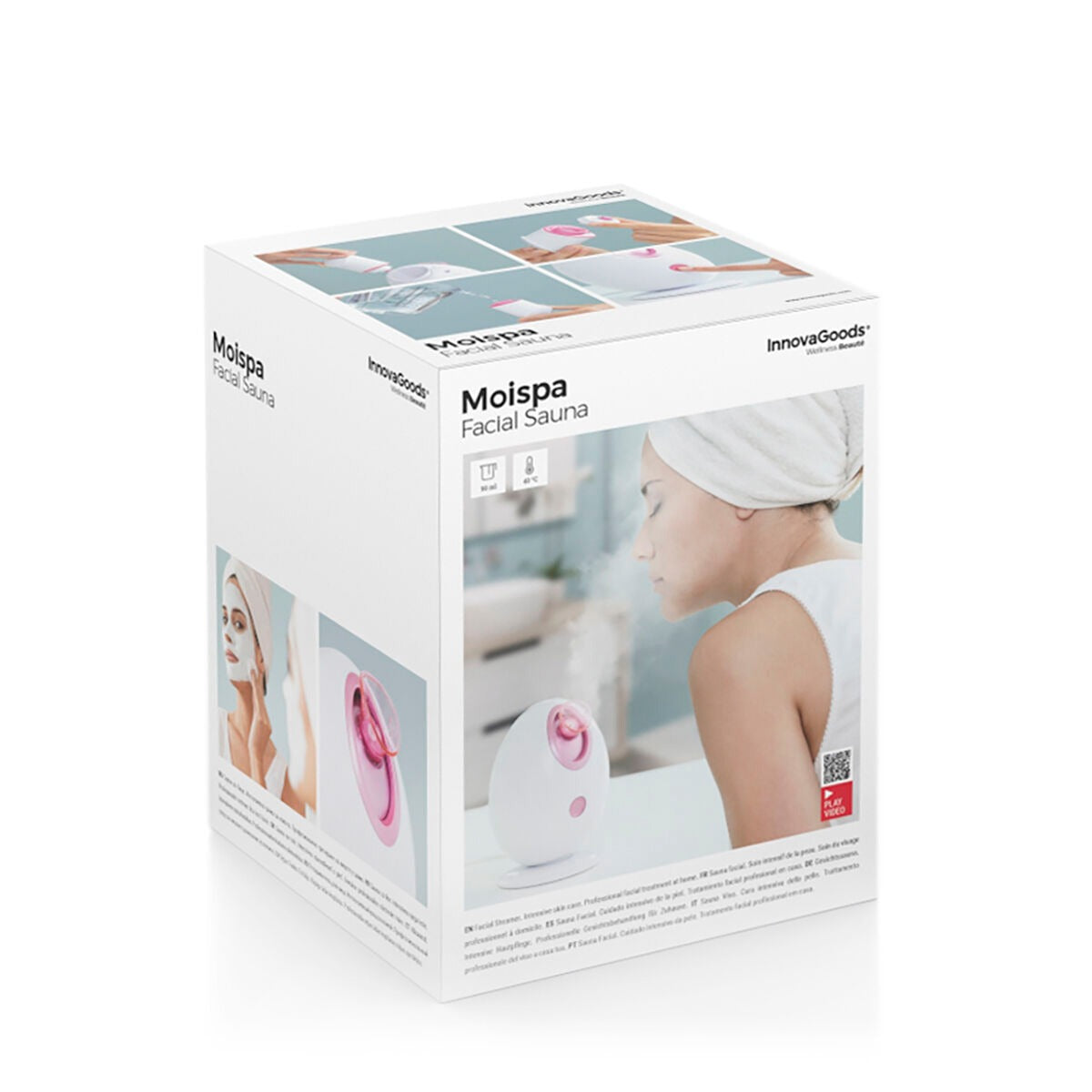 Nano Ionic Facial Steamer & Electric Pore Hydrating Sauna for Face Care