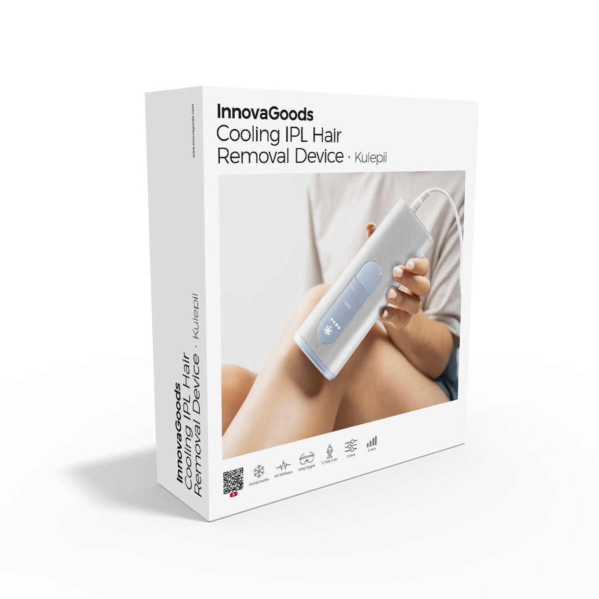 IPL Pulsed Light Hair Removal Device with Ice Cooling System