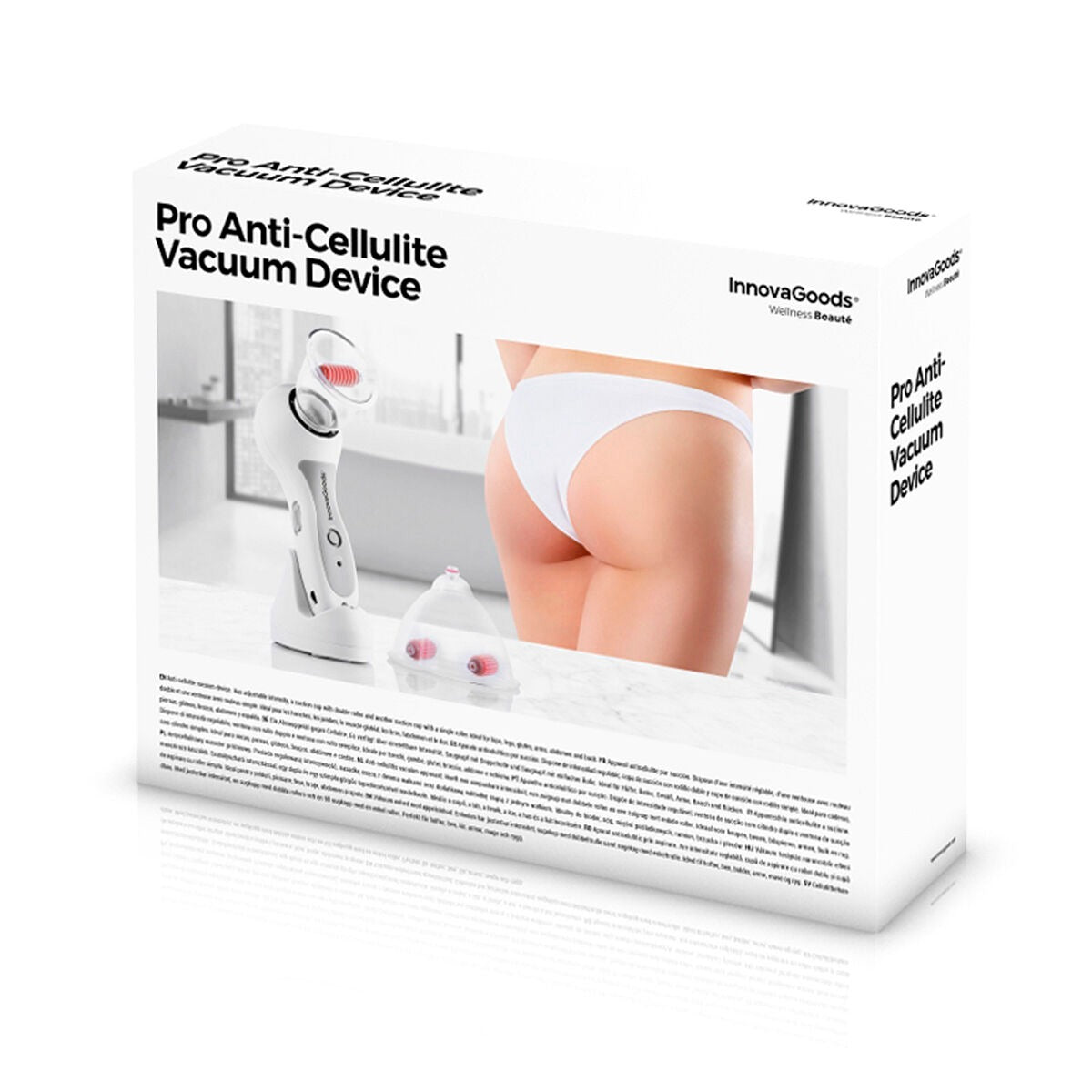 Rechargeable Anti-Cellulite Vacuum Massager with Suction Cups & Massage Rollers