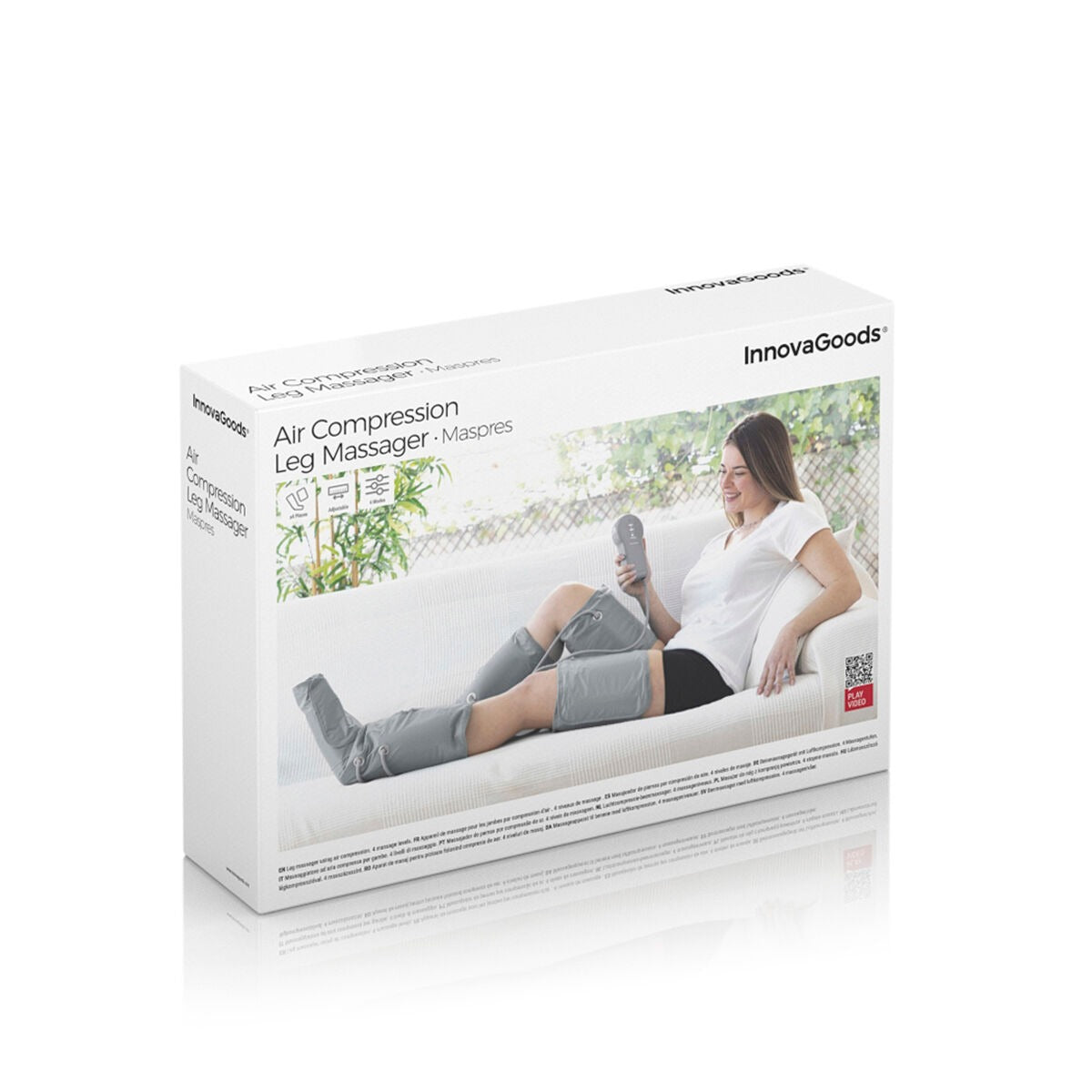 Air Compression Leg Massager Set for Thighs, Calves & Feet with Hand Controller