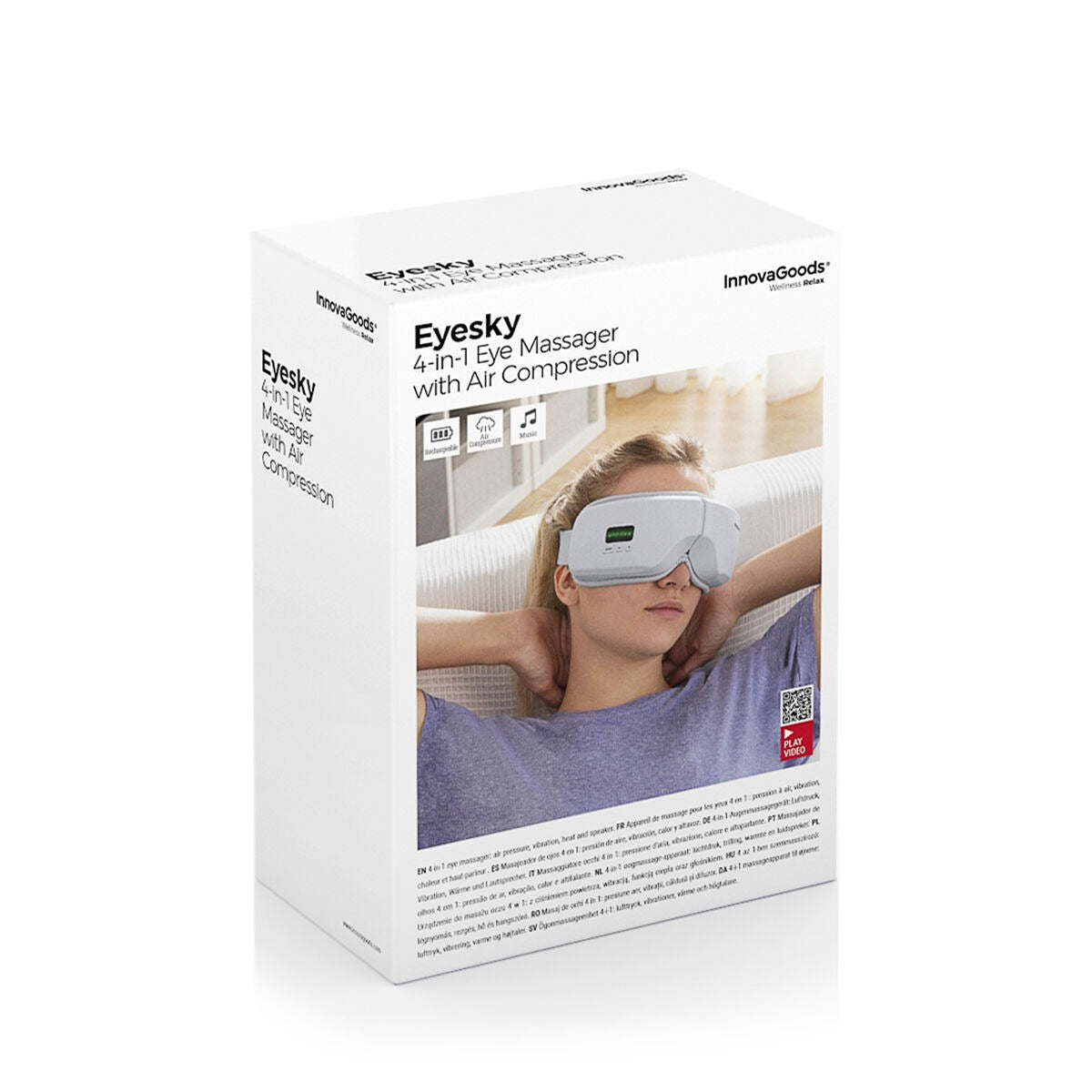 4-in-1 Eye Massager with Heat, Air Compression & Vibration