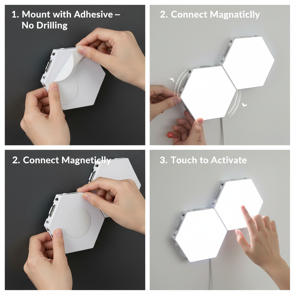 3-step installation