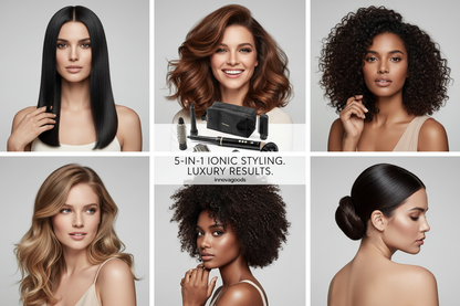 6 hair looks grid