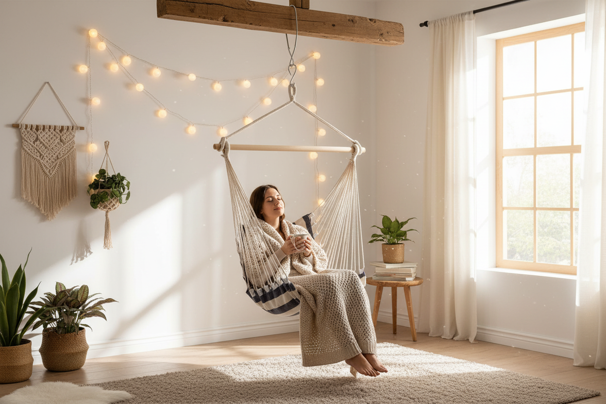 Boho bedroom lifestyle