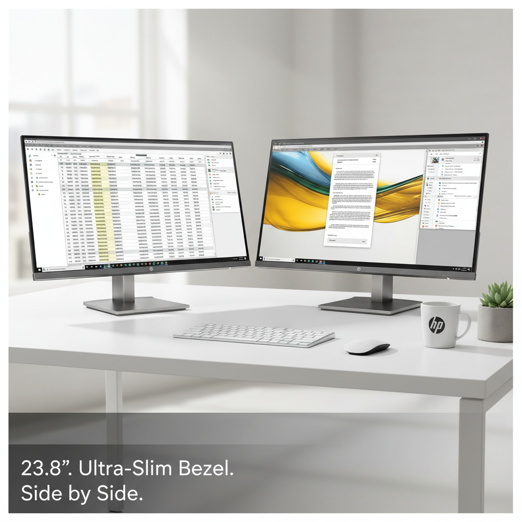 Dual-monitor lifestyle