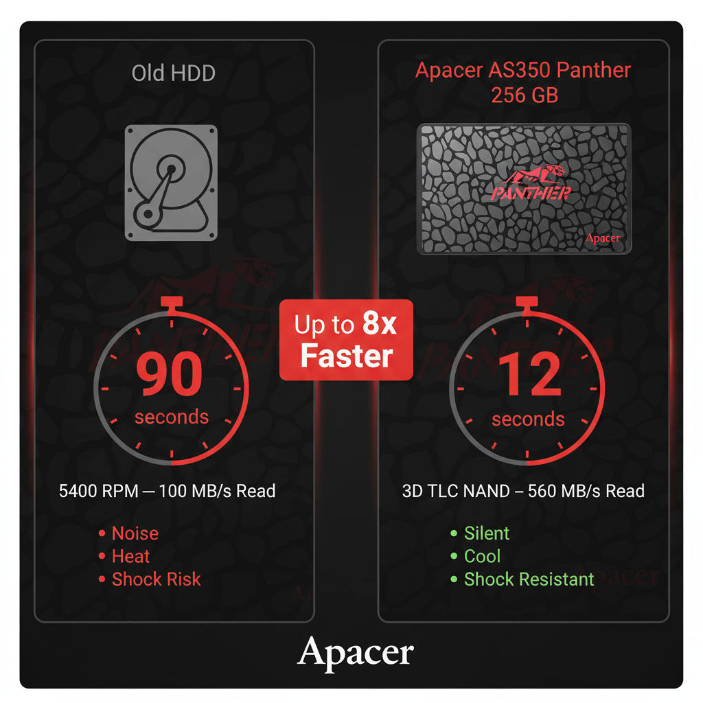 HDD vs Panther comparison
