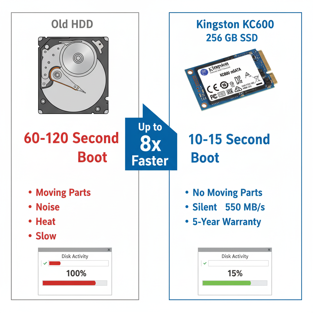 HDD vs SSD comparison