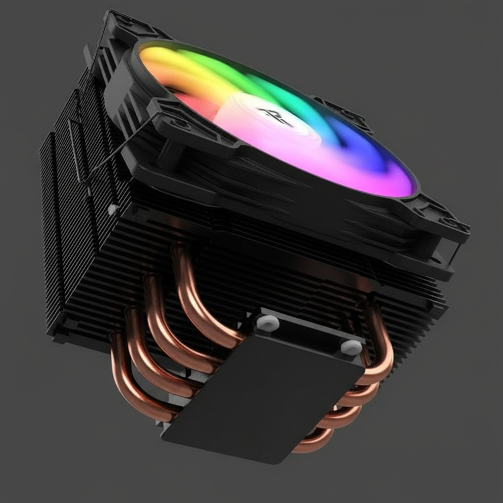 Heat pipe contact close-up