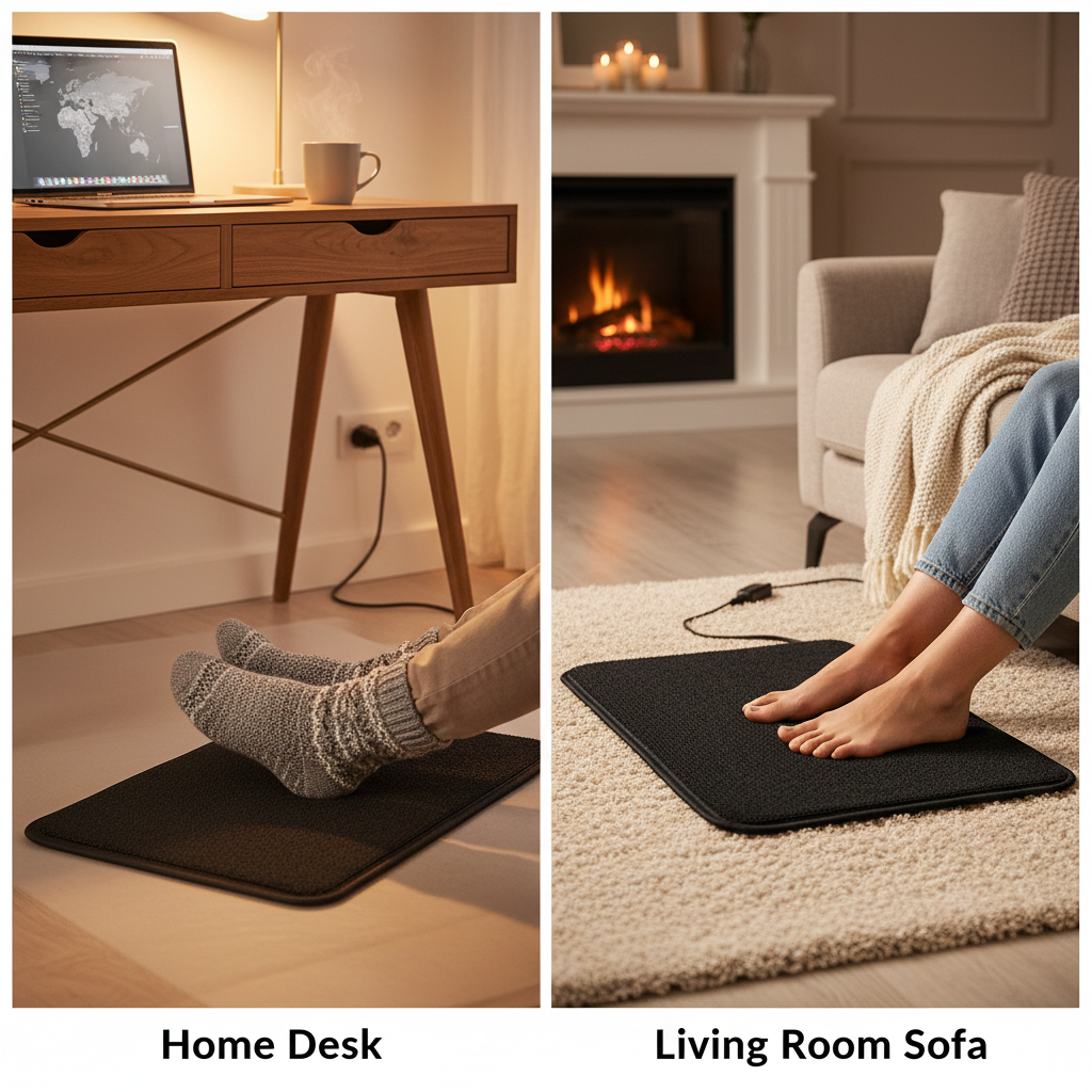 Home Desk vs Living Room split
