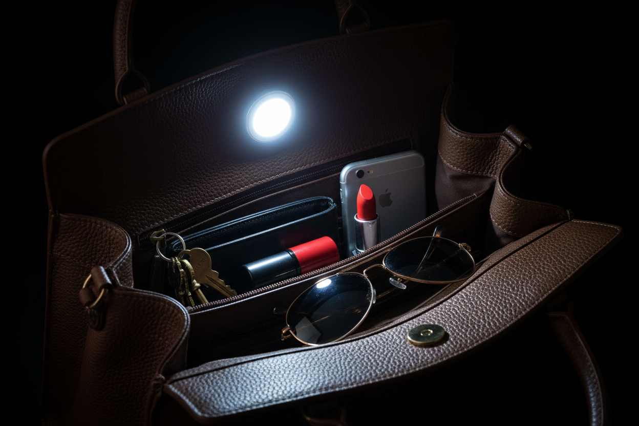 Illuminated handbag