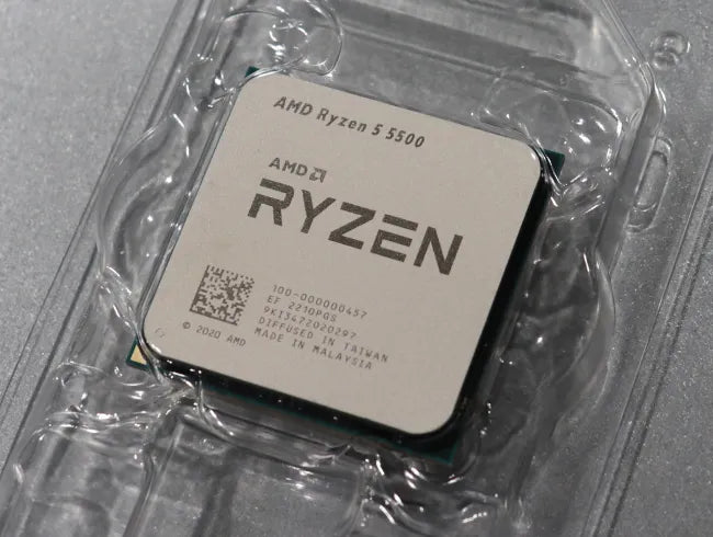 AMD Ryzen 5 5500 CPU Processor R5 5500 100% Brand New 6-Core Socket AM4 65W Desktop Game Computer CPU Without Cooler Fan