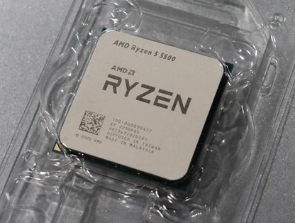 AMD Ryzen 5 5500 CPU Processor R5 5500 100% Brand New 6-Core Socket AM4 65W Desktop Game Computer CPU Without Cooler Fan