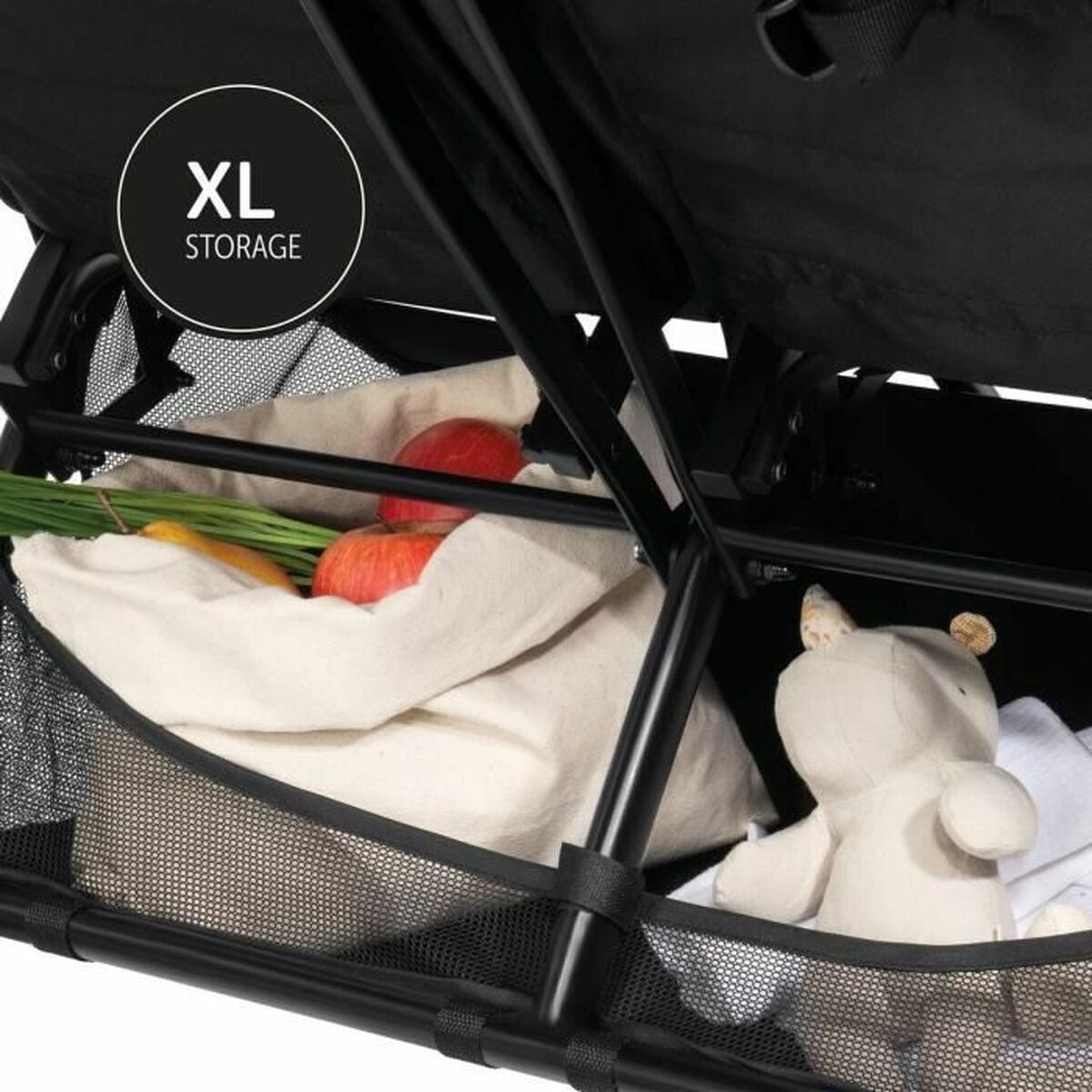 Best Foldable Twin Baby Stroller with Independent Canopies & Storage Basket