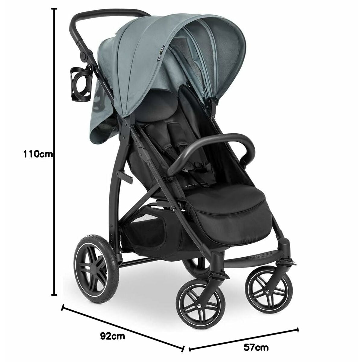 Lightweight Foldable Baby Stroller Pushchair with Sun Canopy & Cup Holder