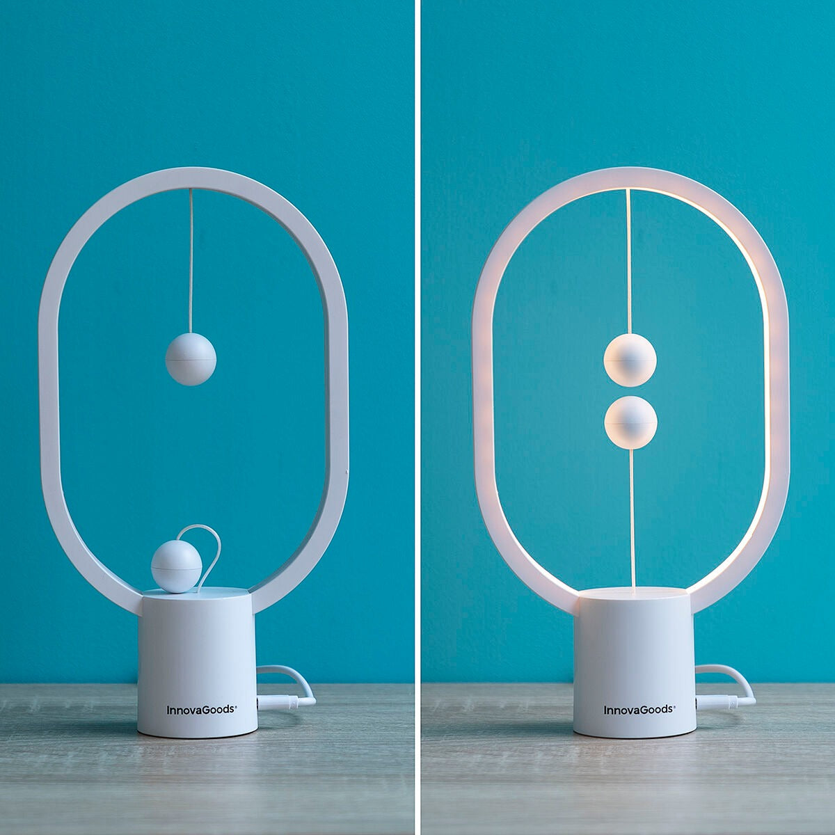 Magnetic Floating LED Lamp – Modern USB Rechargeable Decorative Table Light
