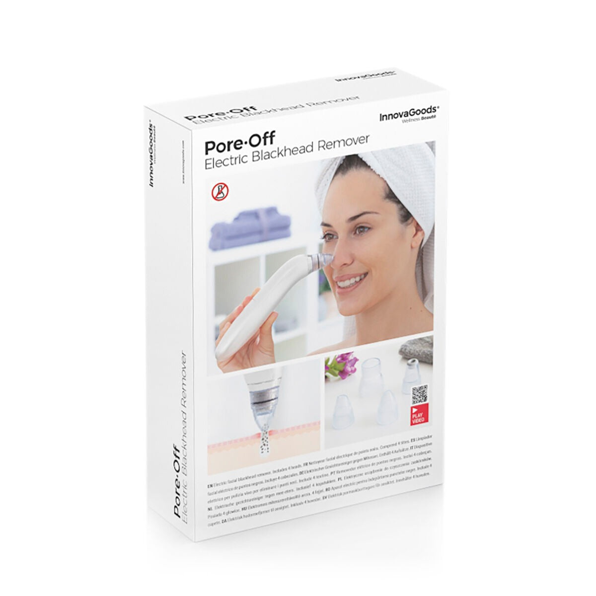 Pore-Off Electric Blackhead Remover – Deep Pore Vacuum Facial Cleaner