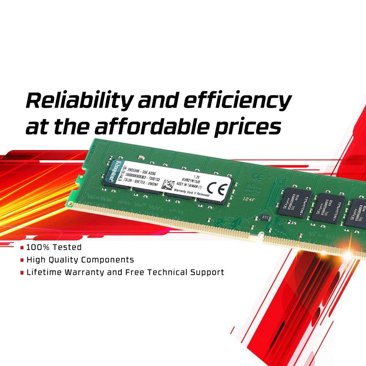 RAM Memory Kingston KVR26N19S6/4 4 GB DDR4 2666 MHz CL19