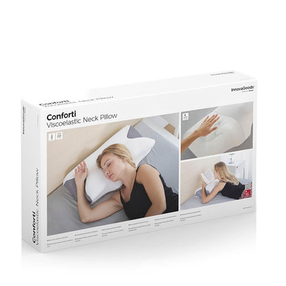 Oreiller cervical – Contours ergonomiques | Mousse à mémoire de forme pour le soutien cervical