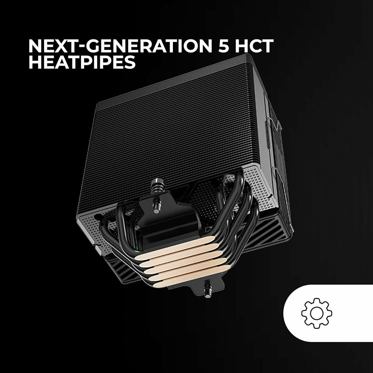 High-Performance CPU Air Cooler with Tower Heatsink & Silent Fan
