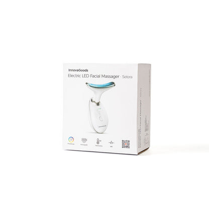 Electric LED Facial Massager – 7-Color Light Therapy, Heat & EMS Skin Care Device