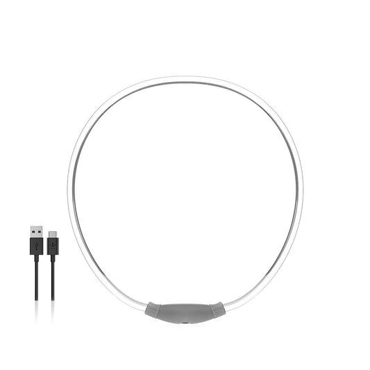 USB-wiederaufladbares LED Haustierhalsband – Verstellbares Leuchthalsband für Hunde & Katzen