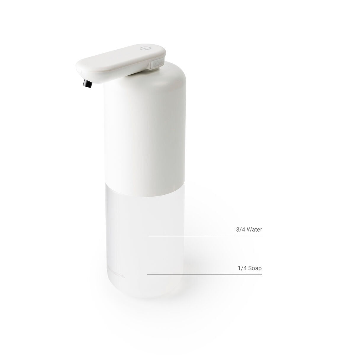 Distributeur de savon moussant automatique rechargeable – Distributeur de savon mains sans contact à capteur
