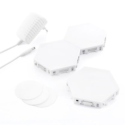 Tilight X3 Modular LED Wall Touch Lights – Magnetic Hexagon Design