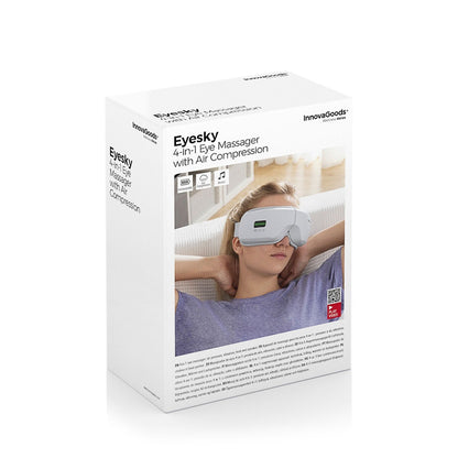 4-in-1 Eye Massager with Heat, Air Compression & Vibration