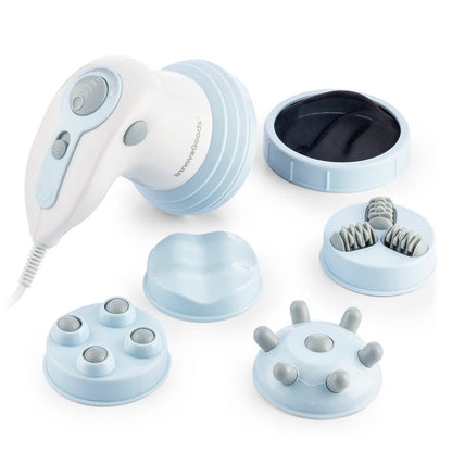 5-in-1 Anti-Cellulite Electric Body Massager with Infrared Heat & Interchangeable Heads