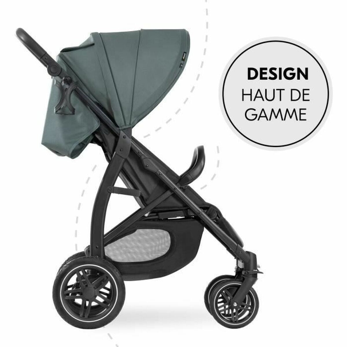 Lightweight Foldable Baby Stroller Pushchair with Sun Canopy & Cup Holder