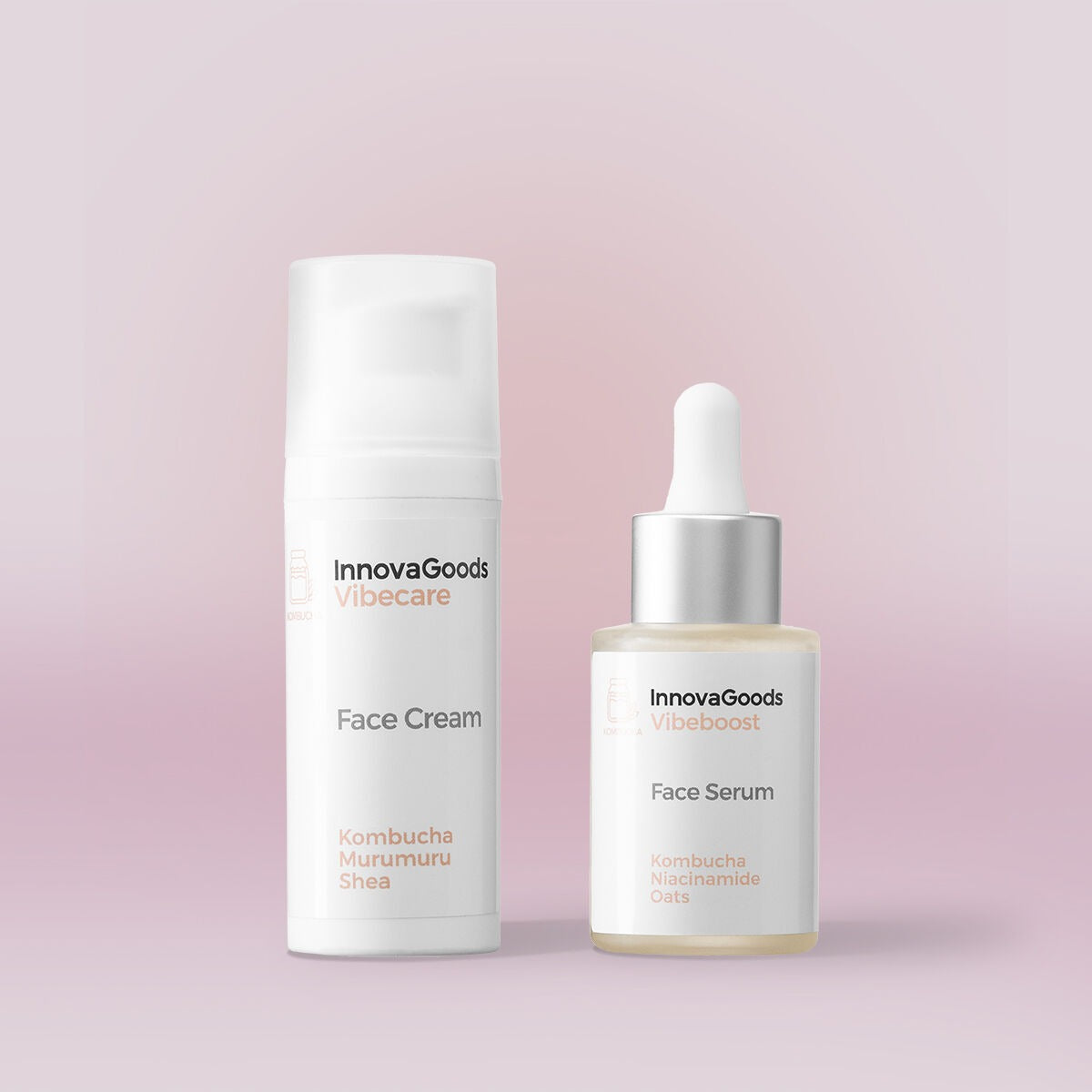 CBD Feuchtigkeitsspendendes Duo-Set für das Gesicht – Hydratisierendes Gesichtsserum & Nährende Gesichtscreme
