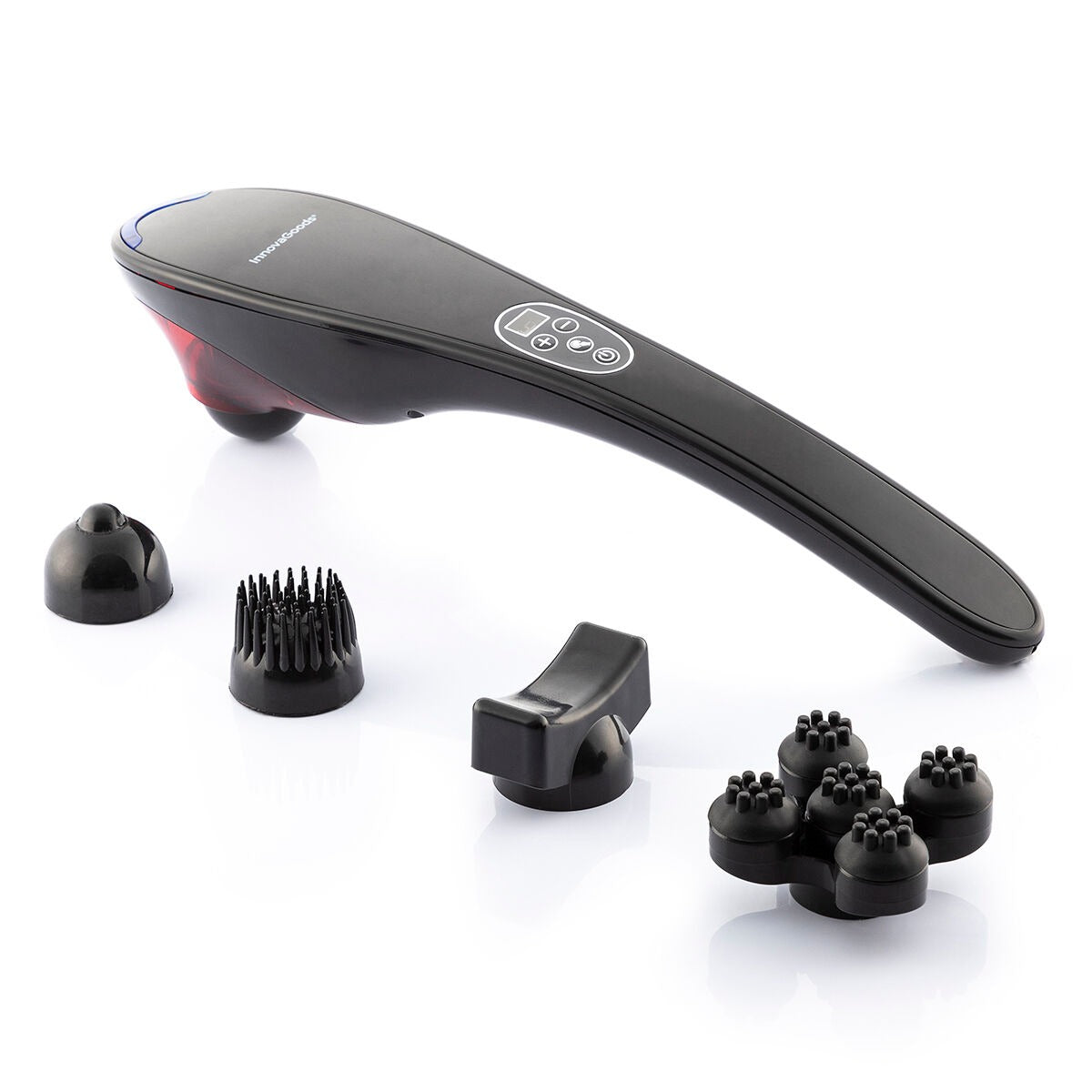 Electric Shiatsu Neck & Shoulder Massager with Heat – Rechargeable Deep Tissue Massage Wrap
