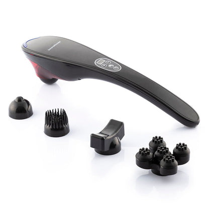 Electric Shiatsu Neck & Shoulder Massager with Heat – Rechargeable Deep Tissue Massage Wrap