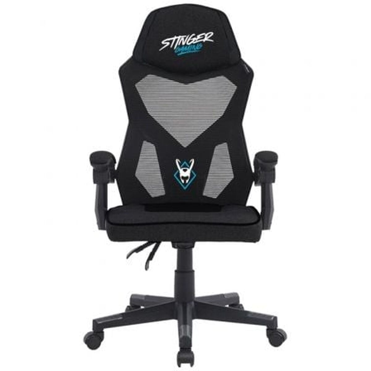 Gaming Stuhl Woxter GM26-124 – Schwarz, ergonomisch & verstellbar – Generalüberholt Grade A