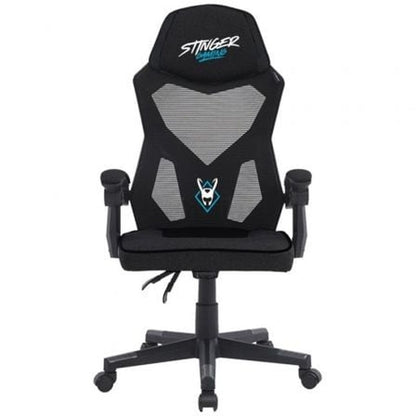Gaming Stuhl Woxter GM26-124 – Schwarz, ergonomisch & verstellbar – Generalüberholt Grade A