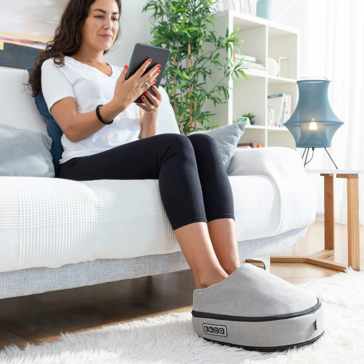 2-in-1 Shiatsu Rücken- & Sitzmassagegerät mit Wärme – Tragbares Tiefengewebe-Massagekissen
