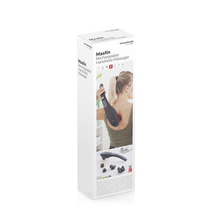 Electric Shiatsu Neck & Shoulder Massager with Heat – Rechargeable Deep Tissue Massage Wrap