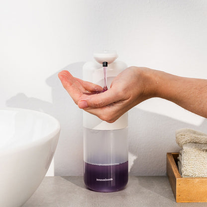 Distributeur de savon moussant automatique rechargeable – Distributeur de savon mains sans contact à capteur