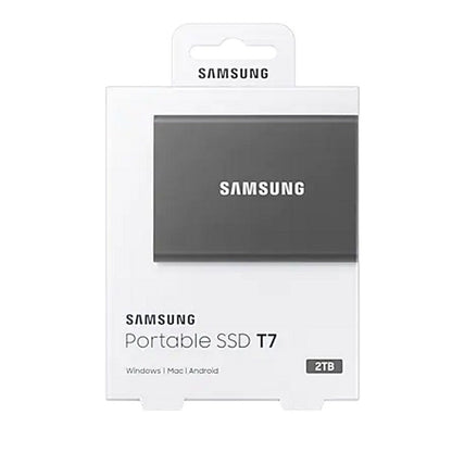 External Hard Drive Samsung Portable SSD T7 2 TB SSD