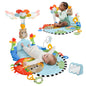4-in-1 Baby Activity Gym & Play Mat with Kick Piano & Overhead Mobile