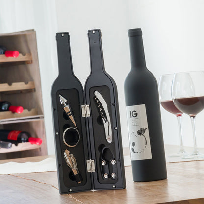 Coffret cadeau tire-bouchon et accessoires de vin 5 pièces