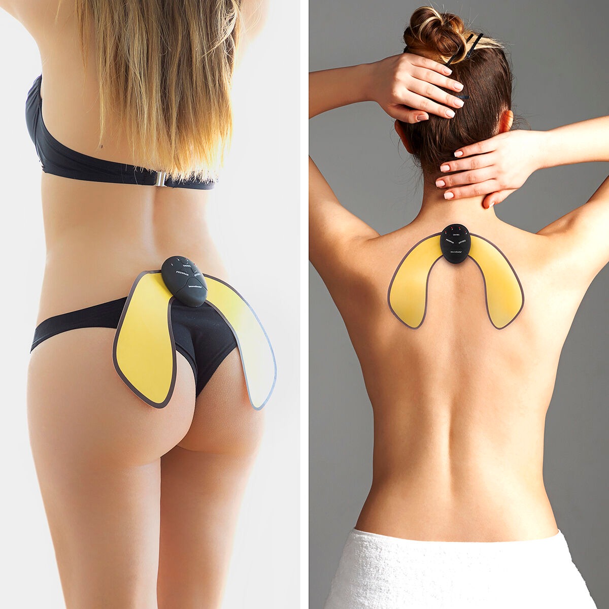 Electric EMS Muscle Stimulator – Glute Toning Belt with Adjustable Massage & Training Modes