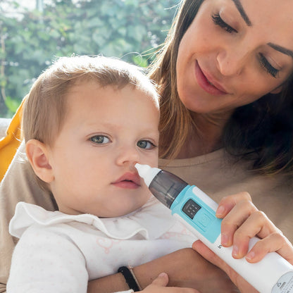 Wiederaufladbarer Baby-Nasensauger – Elektrischer Nasenreiniger mit sanfter Absaugung für Säuglinge und Neugeborene