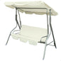 Outdoor Patio Swing Bench with Canopy – Comfortable Garden Seating