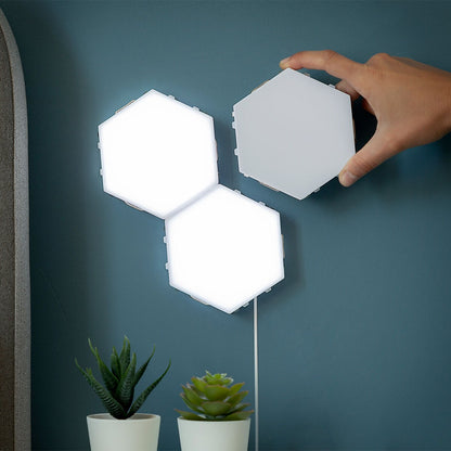 Tilight X3 Modular LED Wall Touch Lights – Magnetic Hexagon Design