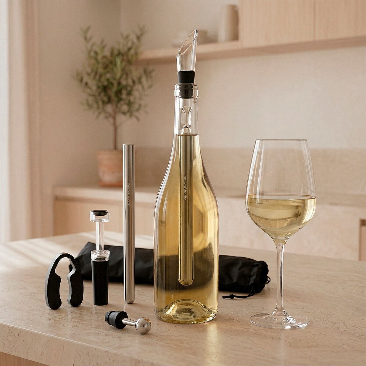 Coffret d'accessoires de vin 7 pièces – Coffret cadeau de vin professionnel