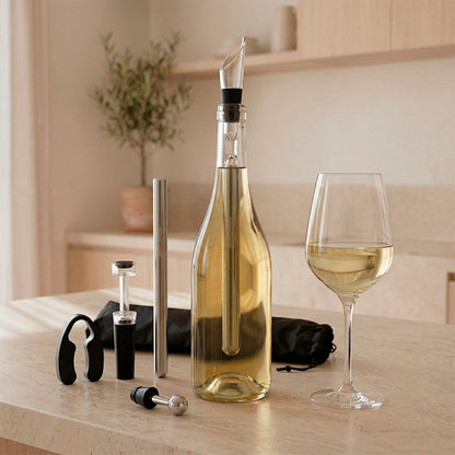 Coffret d'accessoires de vin 7 pièces – Coffret cadeau de vin professionnel