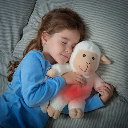 Heated & Cooling Sheep Plush Toy with Microwavable Thermal Insert
