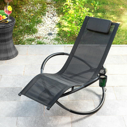Bequemer Schaukel-Liegestuhl – Ergonomischer Loungesessel für den Außenbereich