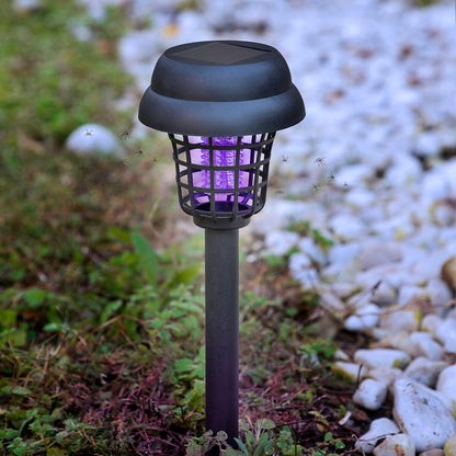 Solar-Powered LED Insect & Mosquito Killer Garden Light – Automatic Outdoor Bug Zapper